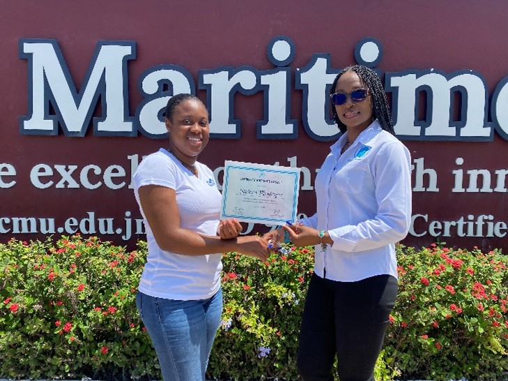 Yakira Montaque receiving the Identity Pioneer Grant