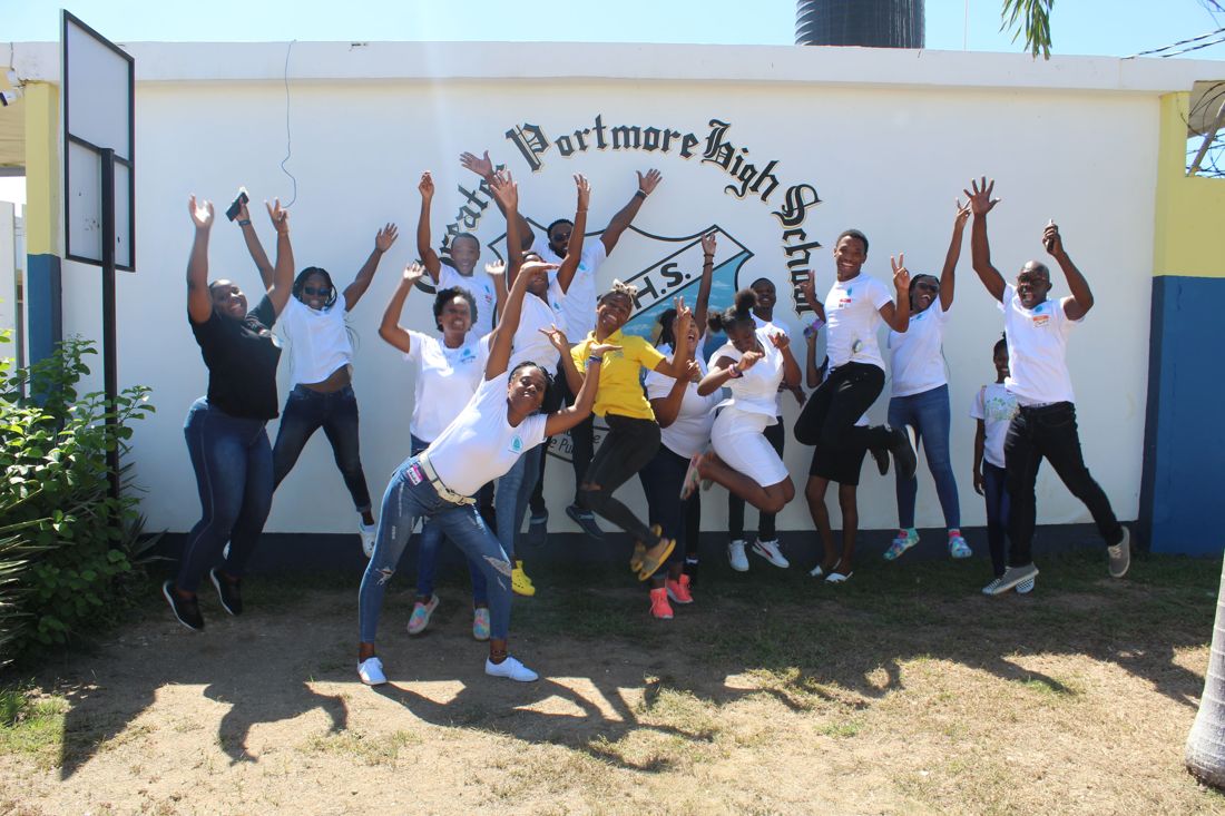 Smiling youths at an ID Pioneers session